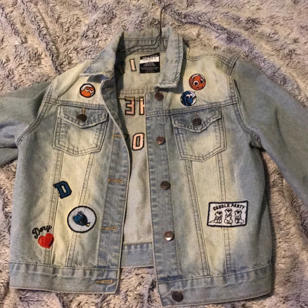Forever 21 cute jean jacket